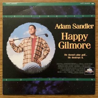 Happy Gilmore (letterboxed Edition Laserdisc 1996) - Adam Sandler Rare Ld