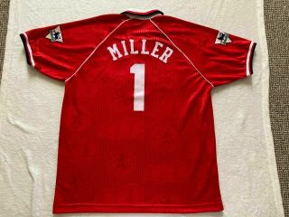 Errea - Rare 1995 Unique Middlesbrough Match Issue Not Worn Shirt - 1 Miller 2