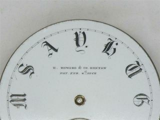 Very Rare E.  Howard Runic Dial Series Iv Movement Pocket Watch,  You Repair