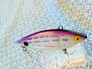 Old Lure Vintage Purple Cordell Spot Bass Fishing Lure 3 Inches Long Great Bait.
