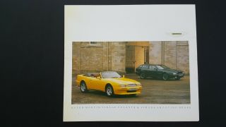 Very Rare Aston Martin Virage Volante & Virage Shooting Brake Brochure Vnc