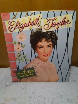 Vintage 1954 Elizabeth Taylor Authorized Edition Paper Dolls & Clothes 2112:25