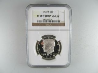 1969 - S Kennedy Half Dollar,  Ngc Pf - 68 Uc - - Rare Top Shelf Proof Coin