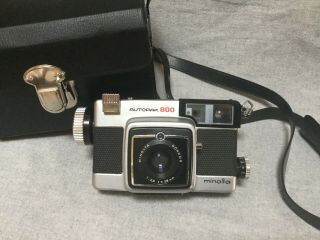 Rare Vintage Minolta 800 Rokkor 38mm F2.  8 Lens Autopak Camera Photography Film