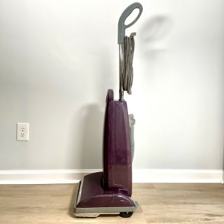 Rare Vintage Simplicity 7300 Upright Household Vacuum Floor Cleaner,  Maroon 2