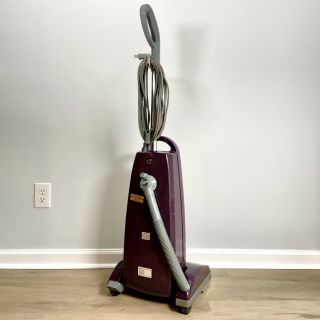 Rare Vintage Simplicity 7300 Upright Household Vacuum Floor Cleaner,  Maroon 3