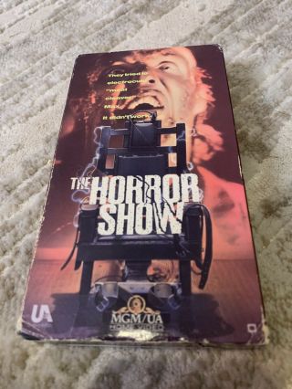 The Horror Show Vhs Cult Horror Rare House 3 Horace Pinker