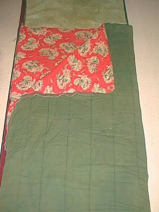 Rare Antique Authentic Lake O Woods 1929 Boy Scouts Bsa Sleeping Bag Vintage