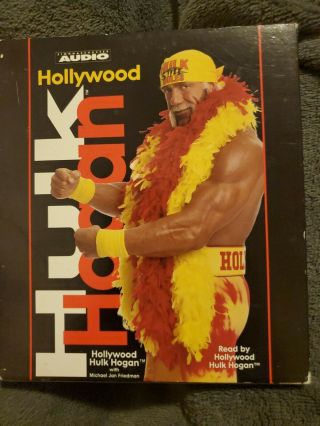 Hollywood Hulk Hogan Audio Book / 2 Cd Wwe Wrestling Vintage 2002 Wwf Rare