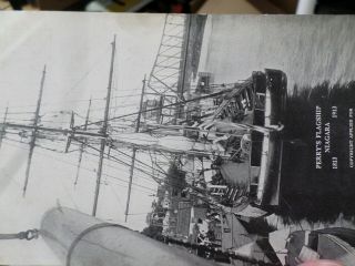 5 Gorgeous Antique Pictures Postcards,  Perry ' s Flagship Niagara,  1813 - 1913 3