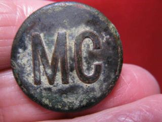 Detecting Finds Large 25mm Livery Button Mc
