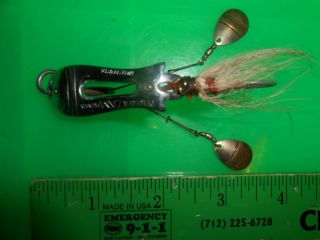 Vintage Pflueger Zam Fishing Lure Metal Weedless Spinner
