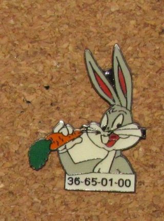 Pin Bugs Bunny Looney Tunes Toons Bd 1.  1 " Last One Rare