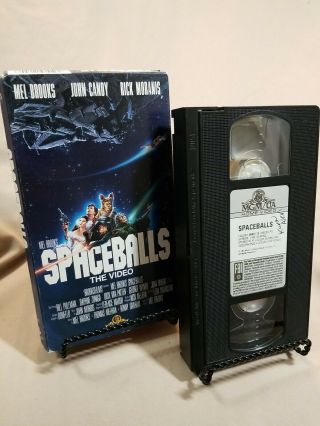 Spaceballs The Video Vhs (mel Brooks,  John Candy,  Rick Moranis) 1987 - Htf Rare