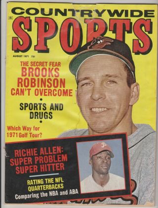 1971 Countrywide Sports Baltimore Orioles Brooks Robinson Richie Allen Phillies