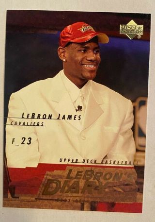 2003 - 04 Lebron James Rookie Upper Deck Lebron 