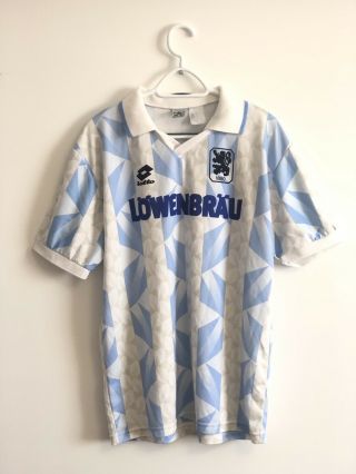 Rare 1860 Munich Home Football Shirt 1993 Vintage Lotto Jersey Trikot
