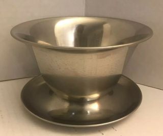 Vintage Stainless Steel 18/8 Gravy/sauce Bowl Denmark Sauce Pour Syrup