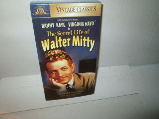 Secret Life Of Walter Mitty Rare Classic Vhs Danny Kaye Boris Karloff 1947