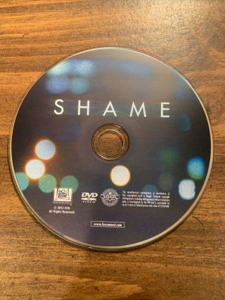 Steve Mcqueen Shame Rare Dvd Erotic Michael Fassbender Carey Mulligan Disc Only