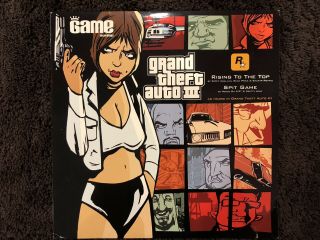 Grand Theft Auto 3 (gta 3) Limited Soundtrack Vinyl [rare Promo Item]
