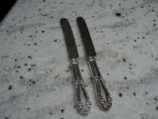 Holmes And Edwards Silver Plate Imperial 2) Dinner Knives 9.  75 