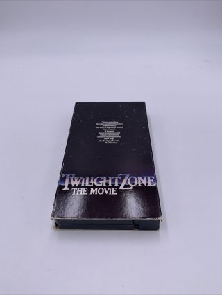 Twilight Zone: The Movie (vhs,  1999) Rare