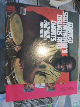 (rare) Mongo Santamaria - Authentic Afro - Cuban Rhythms - Tico 1149 - Plays Vg,  To,