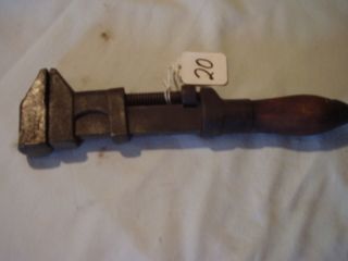 Vintage/antique P.  S.  & W.  10 " Adjustable Monkey Wrench