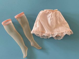 Vintage Doll Clothes: Madame Alexander Cissette & Portrette Stockings & Slip