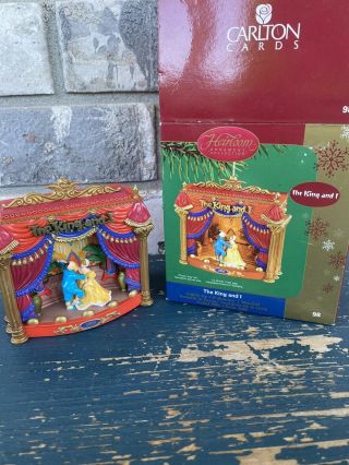 Carlton Cards The King And I Musical Singing Light Up Ornament Rare