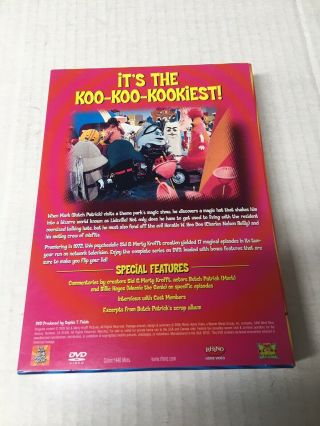 Lidsville The Complete Series Sid and Marty Krofft 3 DVD box set RARE OOP 2