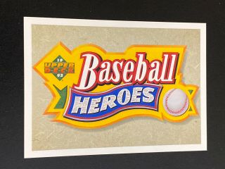 Vintage 1991 Upper Deck TED WILLIAMS ⚾️ Heroes 10 Card Insert Set SP RARE NM/Mt 3