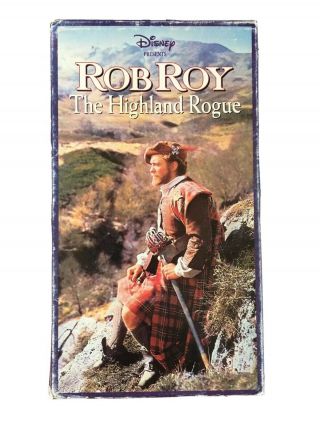 Rare Disney Classic - Rob Roy: The Highland Rogue Vhs Richard Todd,  Glynis Johns