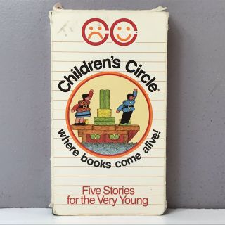 CHILDREN ' S CIRCLE FIVE STORIES Very Young VHS Video Tape Reading Program 8 Rare 2