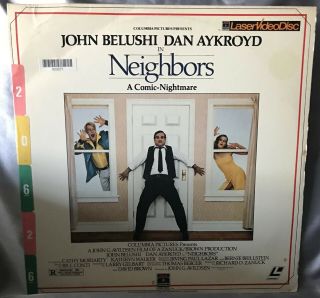 Neighbors John Belushi Laserdisc Dan Aykroyd Rare 80 
