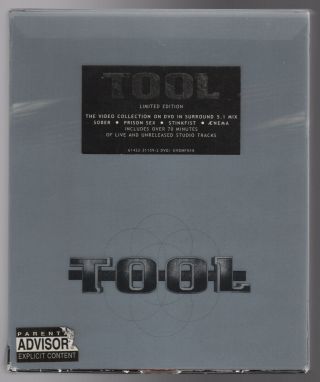 Tool Salival Cd/dvd Box Set First Press 2000 W/ Typos & Errata Rare Oop