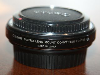 Ex,  Canon Macro Lens Converter Fd - Eos,  Rare