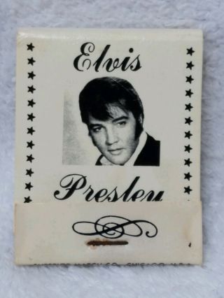 Rare Elvis Presley King Of Rock & Roll Book Cigarette Matchbook 1970 