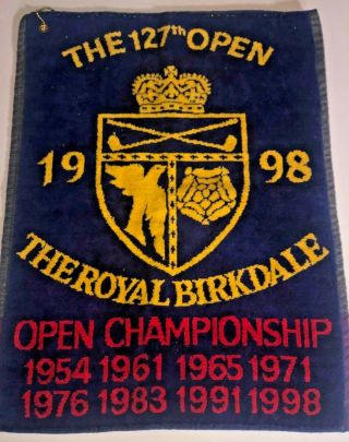 Vintage Royal Birkdale 127th Open Championship 1998 Golf Towel