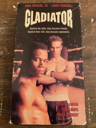 Gladiator (1992) Rare Vhs Starring Cuba Gooding Jr.  & Brian Dennehy