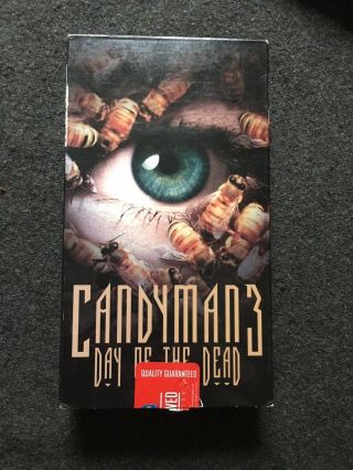 Candy Man 3: Day Of The Dead (vhs,  1999) Very Good Blockbuster Ex - Rental Rare