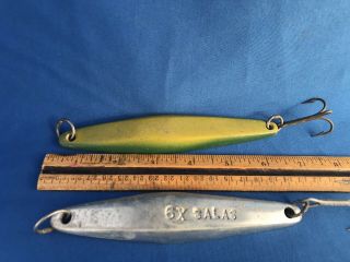 2 Vintage Salas 6x Surface Iron Tuna Jigs