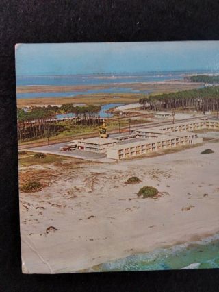 Alabama Postcard 1900s RARE Dauphin Island Mobile Beach Holiday Inn 2