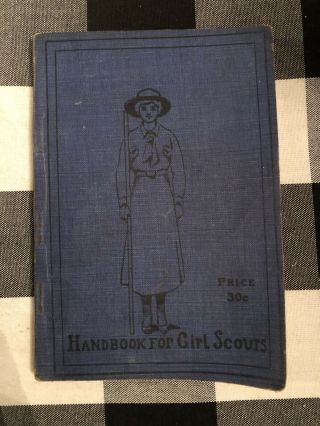 Vintage 1917 Handbook For Girl Scouts - How Girls Can Help Their Country - Rare