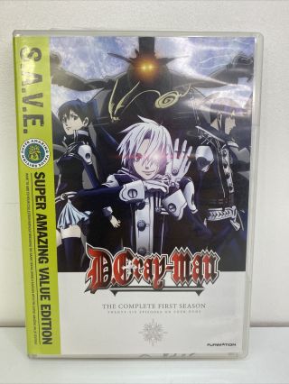 D.  Gray - Man: Season One (dvd,  2011,  4 - Disc Set,  S.  A.  V.  E. ) Rare Anime Oop Da92984