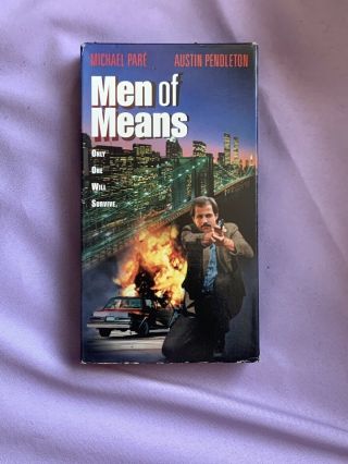 Vintage Rare Men Of Means Video Vhs Movie Only One Will Survive
