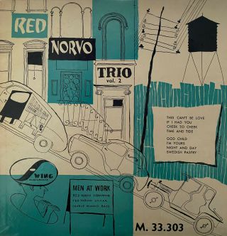 Very Rare Jazz 10 " Red Norvo Trio Vol 2 Og French Vogue Swing M 33.  303