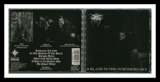 Darkthrone A Blaze In The Northern Sky 1991 Peaceville/caroline Usa - Press Rare
