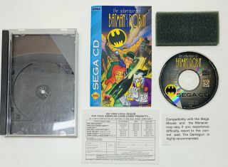 Adventures Of Batman & Robin (sega Cd,  1995) Rare Complete Fast